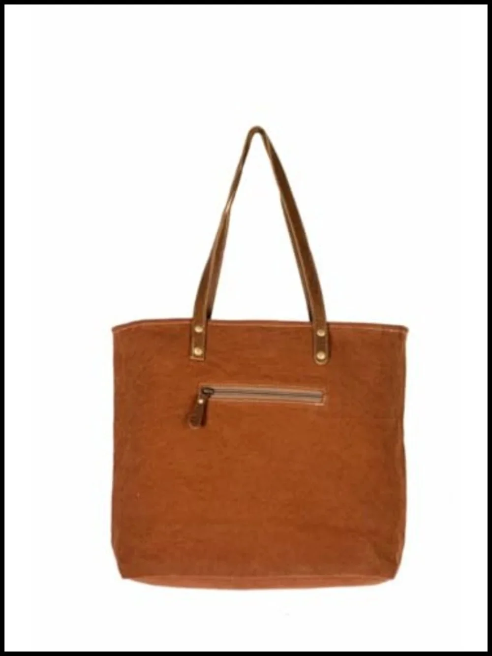 Upcycled Canvas and Leather Tote Shoulder Bag Floral